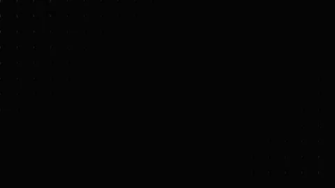 A grid of small vertical light streaks against a deep black background Stock Footage 339619190