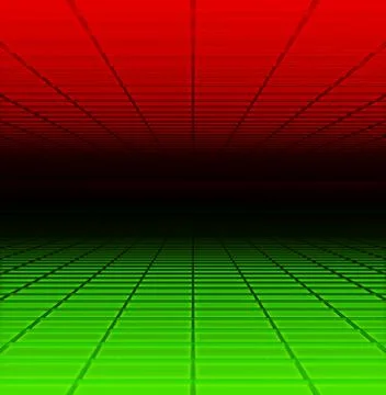 Grid of space Stock Illustration