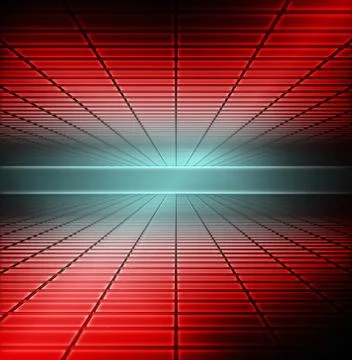 Grid of space Stock Illustration