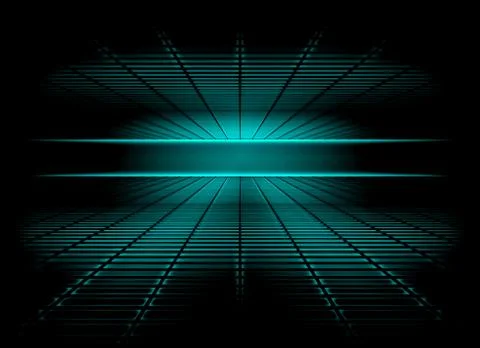 Grid of space Stock Illustration