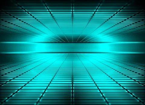 Grid of space Illustrazione stock