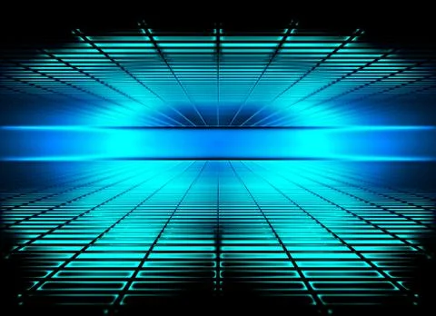 Grid of space Illustrazione stock