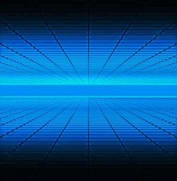 Grid of space Illustrazione stock