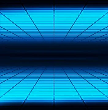 Grid of space Illustrazione stock