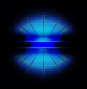 Grid of space Stock Illustration