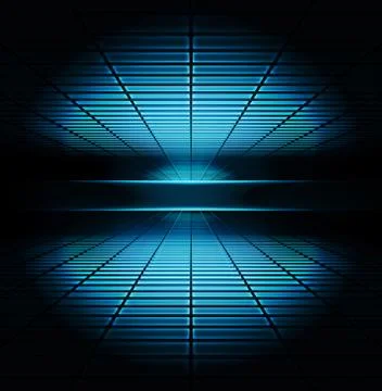 Grid of space Stock Illustration