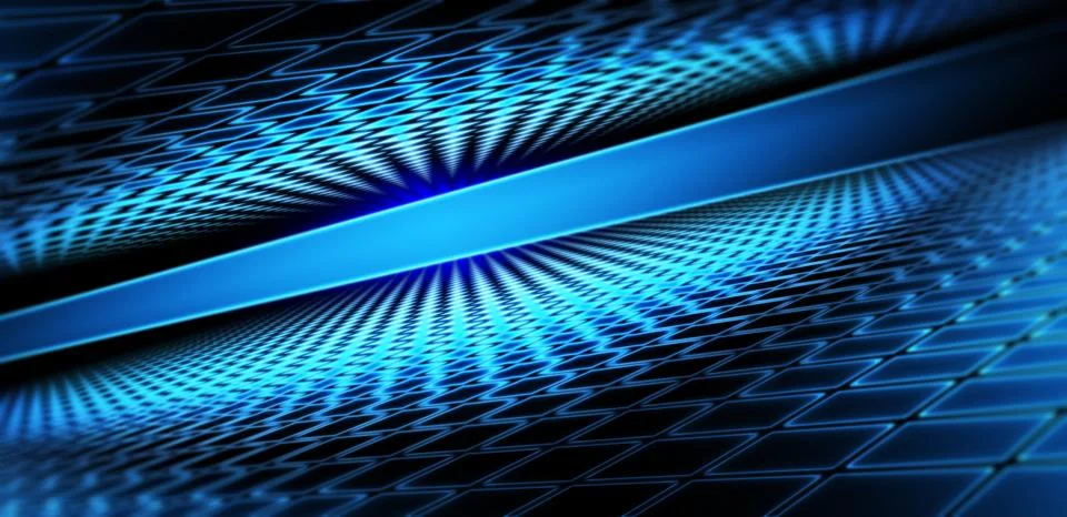 Grid of space Illustrazione stock