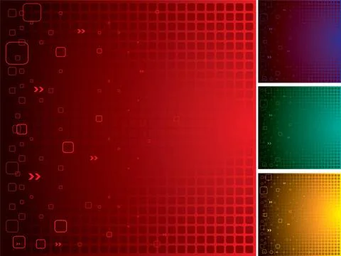 Grid square Abstract illustrated grid ideal as a wallpaper or technical ba... Foto stock