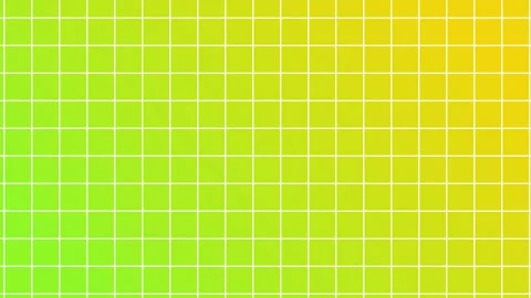 Grid square green yellow background moving vertically upward, copy space 4K Video stock 296288335