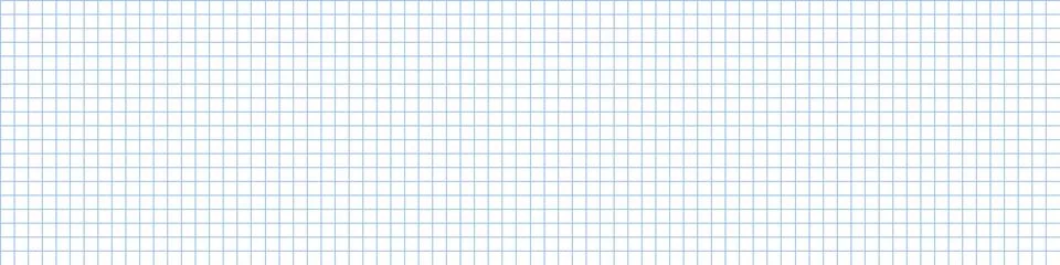 Grid square line background for notebook. Seamless pattern empty blue squar.. Stock Illustration