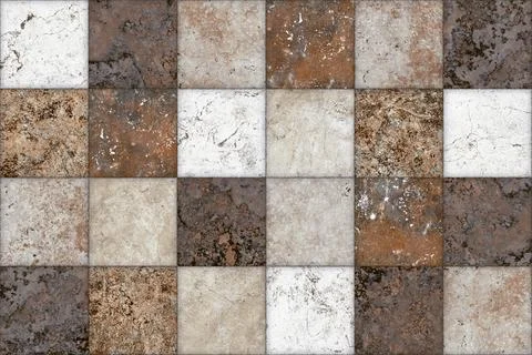 A grid of squares, each featuring intricate floral and swirling designs. 스톡 일러스트