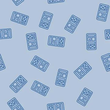 Grid system ux ui design line seamless pattern Stock Illustration