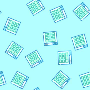 Grid system ux ui design vector seamless pattern 스톡 일러스트