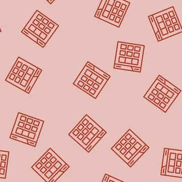 Grid system ux ui design line vector seamless pattern Illustrazione stock