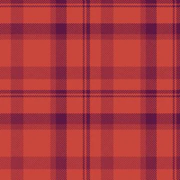 Grid texture background vector, square pattern tartan fabric. Italian seaml.. Stock Illustration
