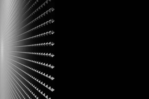 Grid texture with backlight perspective view. Visualization 3D render abstrac 스톡 일러스트