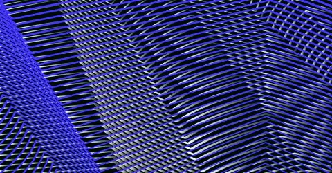 Grid texture of colored gradient lines with soft moire effect. Stock Illustration