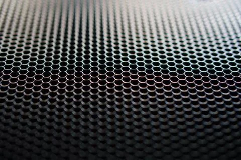 Grid texture hi-tech cell honeycomb background. High-tech view with macro bac Foto stock