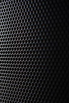 Grid texture hi-tech cell honeycomb background. High-tech view with macro bac Stock Photos