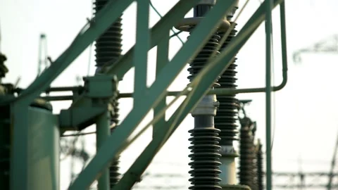 Grid transformers Solar power plant in india Video stock 211372381