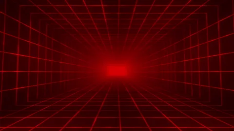 Grid Tunnel 01 Stock Footage 240939869