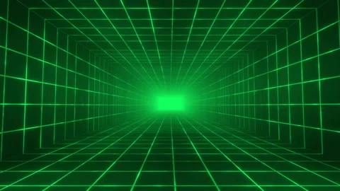 Grid Tunnel 02 Stock-Footage 240939866