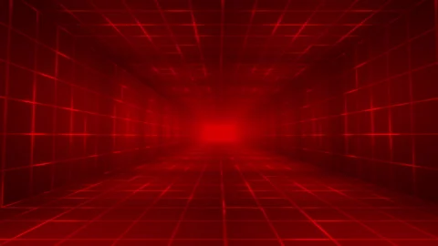 Grid Tunnel 03 Video stock 240939872