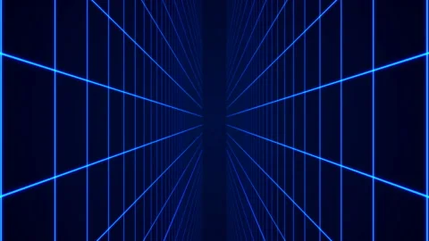 Grid tunnel Stock Footage 138234585