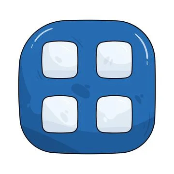Grid view Stock Illustration