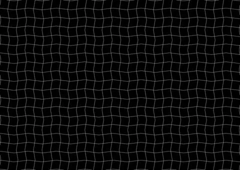 Grid Warped Mesh Wave Abstract Minimal Geometry Black White Pattern Background 库存插图