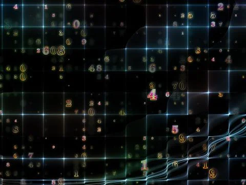 Grid Waves イラスト素材