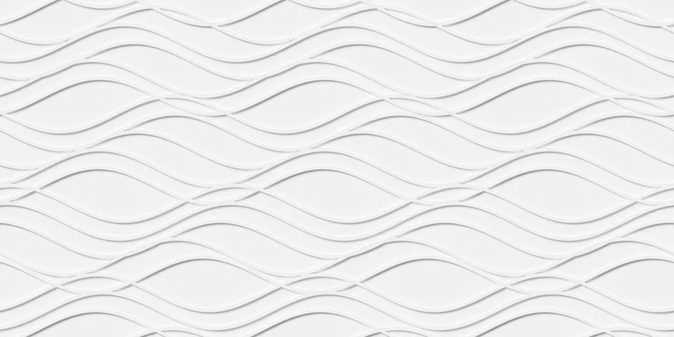 Grid of white smooth offset curves or waves geometry background wallpaper b.. Stock Illustration