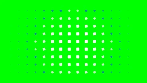A grid of white squares organized on a vibrant green background pattern Video stock 341824529