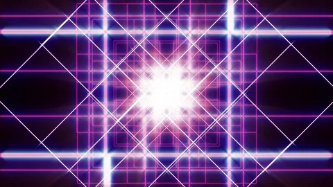 Grid Zoom Blue Purple Stock Footage 74854463