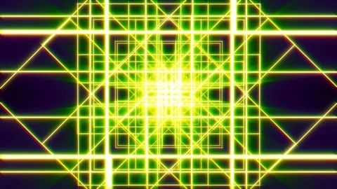 Grid Zoom Green Stock Footage 74854432
