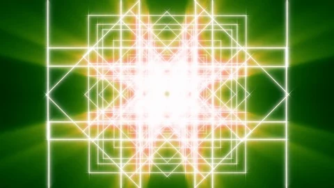 Grid Zoom Green Yellow Stock Footage 74854466