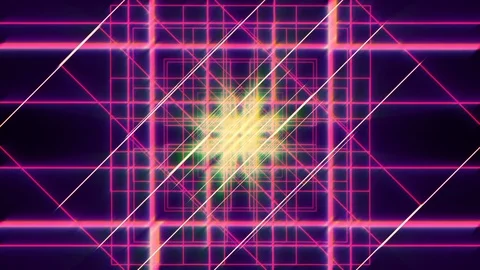 Grid Zoom Pink Yellow Stock-Footage 74854461