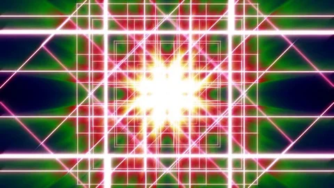 Grid Zoom Red Green Stock Footage 74854457