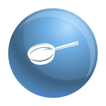 Griddle icon, simple style Illustrazione stock