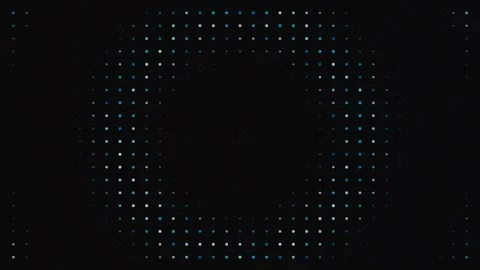 GridWave Cyber Digital Grid Motion Loop Stock Footage 345388343