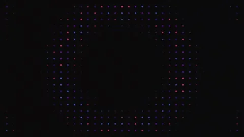 GridWaveNeon Cybernetic Digital Glowing Grid Motion Loop Stock Footage 345389753
