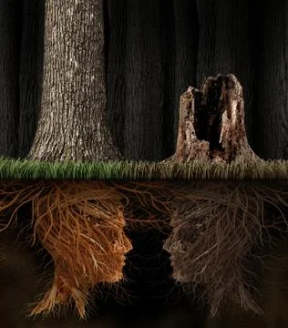 Grief and grieving Ilustración de archivo
