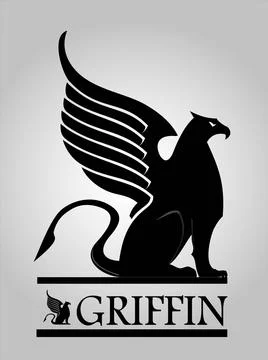 Griffin, griffon, gryphon Stock Illustration