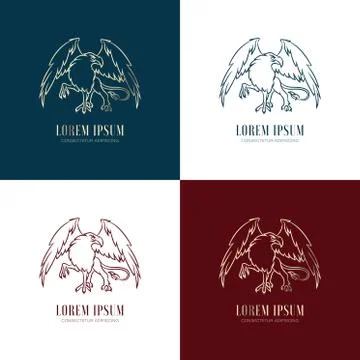 Griffin Logo Stock Illustration