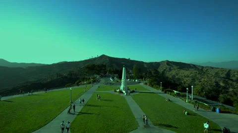 Griffin Park Mountains Stock Footage 33955822
