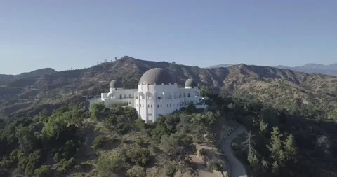 GRIFFITH OBSERVATORY (AERIAL) Stockbeeldmateriaal 140280839