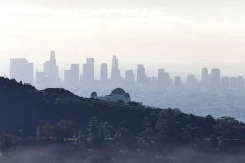 Griffith Observatory: A Celestial Oasis in Los Angeles Stock Photos
