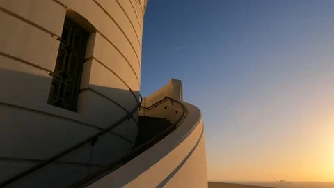 Griffith Observatory East side Stock Footage 149675693