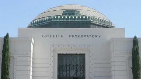 Griffith Observatory entrance Video stock 24974846