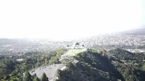 Griffith Observatory Fly Over 動画素材 182779648